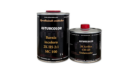 Laca acrílica Asturcolor MC 100 2K HS 2:1