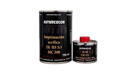 Imprimación acrílic Asturcolor MC 300 2K HS 5:1 Imprimación acrílic Asturcolor MC 300 2K HS 5:1