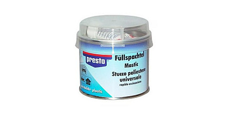 Massa de enchimento universal de poliéster Presto 250 g Massa de enchimento universal de poliéster Presto 250 g