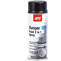 Tinta estrutural em spray para pára-choques APP Bumper Paint 2 em 1 Spray, 400 ml