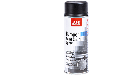 Tinta estrutural em spray para pára-choques APP Bumper Paint 2 em 1 Spray, 400 ml Tinta estrutural em spray para pára-choques APP Bumper Paint 2 em 1 Spray, 400 ml
