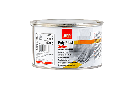 Massa universal de poliéster APP Poly Plast Softer Massa universal de poliéster APP Poly Plast Softer