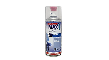 Verniz transparente em aerossol Spray Max 2K Clear coat gloss 400 ml Verniz transparente em aerossol Spray Max 2K Clear coat gloss 400 ml