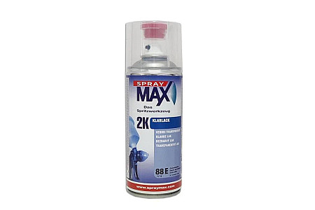 Verniz transparente em aerossol Spray Max 2K Clear coat gloss 400 ml