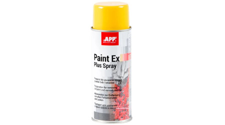 Produto (solventes) para remoção de tinta APP Paint Ex Plus Spray em lata de aerossol Produto (solventes) para remoção de tinta APP Paint Ex Plus Spray em lata de aerossol