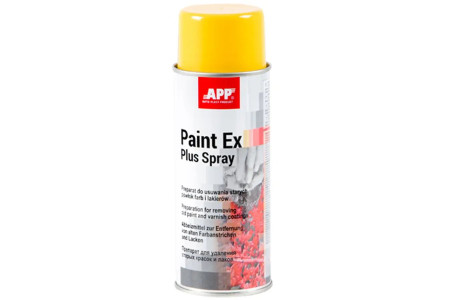 Produto (solventes) para remoção de tinta APP Paint Ex Plus Spray em lata de aerossol